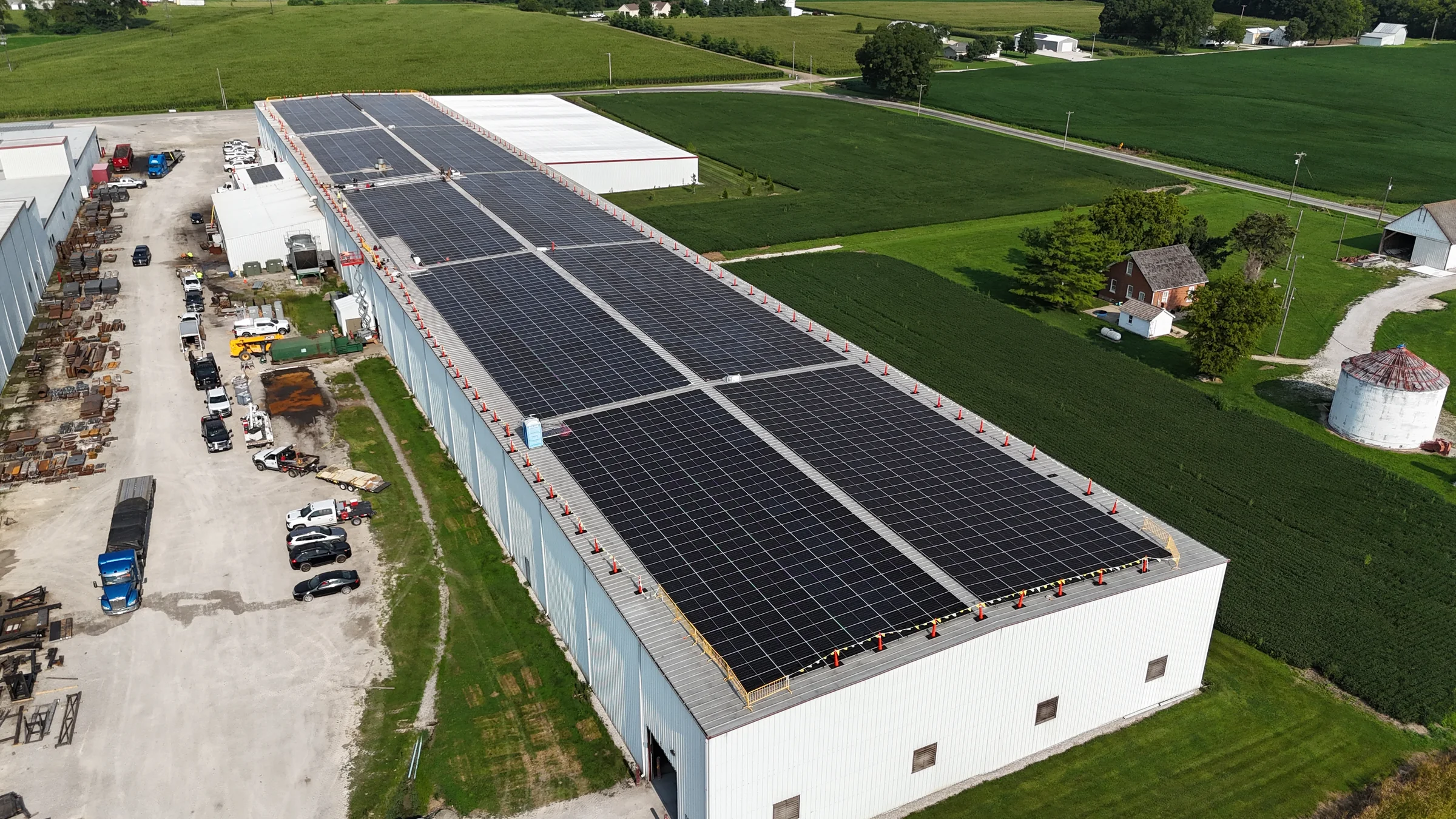 Large commercial rooftop solar installation completed by A&I Electrical